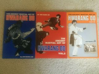 The Ancient Martial Art Of Hwarang Do Volume 1,  2 And 3 By Joo Bang Lee