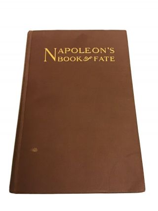 Scarce The Book Of Fate Napoleon Oracle Ancient Egyptian Manuscript (1880).