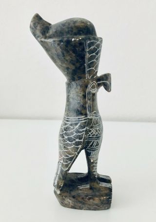 Ancient Egyptian Horus The Elder Statue,  Handmade In Egypt,  Granite,  9” High 2