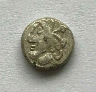 Ancient Celtic Central Europe Vindelici Silver Ar Obol 2nd Century Bc - E923
