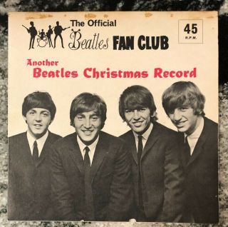 The Beatles Official Fan Club Another Christmas Record 1964 Flexi - Disc