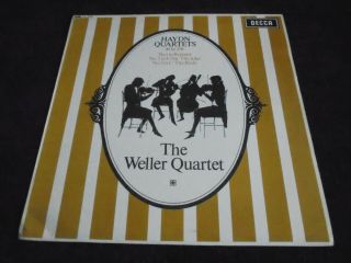 The Weller Quartet - Haydn Quartets 1965 Uk Lp Stereo Decca Sxl 6182 Wbg
