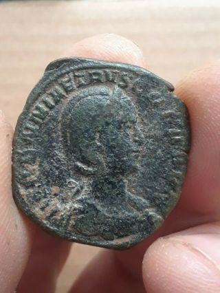 Herennia Etruscilla,  Wife Of Trajan Decius A.  D.  249 - 251 Ae Sestertius 31mm