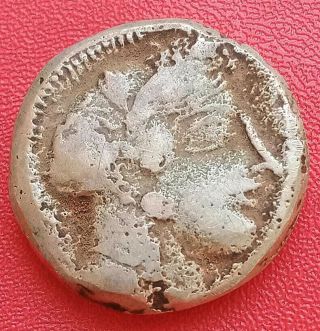 Ancient Greek Athens Attica Owl Silver Ar Tetradrachm Coin 13 G