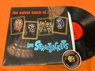 Los Straitjackets Surf Rock Lp " The Velvet Touch Of " Piranha Records
