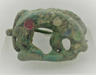 Detector Finds Ancient Roman Enamelled Bronze Animal Brooch