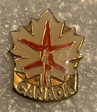2008 Beijing China Olympic Pin Canada Gymnastics Team Noc Olympic Committee