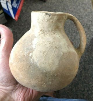 Ancient Bronze Age Terracotta Pitcher Milk Jug some Restoration 2