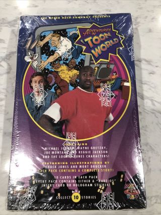 Adventures In Toon World Trading Cards Factory Box Michael Jordan 1993