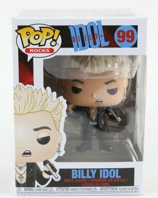 Funko Pop Rocks 2018 Billy Idol 99 Billy Idol Vinyl Figure 1035au