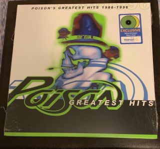 Poison Greatest Hits 2 Lp Green And Yellow Vinyl New/ready To Ship