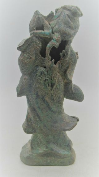 EUROPEAN FINDS ANCIENT NEAR EASTERN BRONZE STATUE OF WOMAN 2