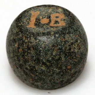 Circa 500 - 700 Ad Ancient Byzantine Bronze Barrel Weight - 13.  62 Grams