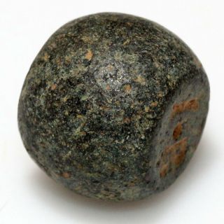 CIRCA 500 - 700 AD ANCIENT BYZANTINE BRONZE BARREL WEIGHT - 13.  62 grams 2