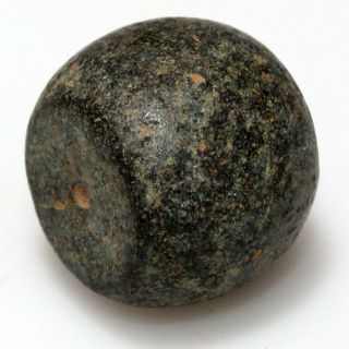 CIRCA 500 - 700 AD ANCIENT BYZANTINE BRONZE BARREL WEIGHT - 13.  62 grams 3