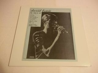 David Bowie - The Speed Of Life (1978) Rare Live Lp Not Tmoq Nm