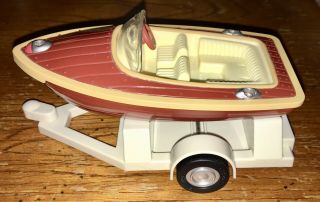 C.  C.  Boat ‘n Trailer No.  17 The Chevron Cars Boat/trailer Rolling Wheels Collect