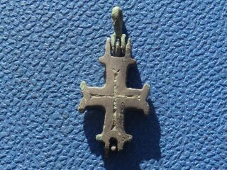 Ancient bronze cross encolpion Kievan Rus 9 - 12 century 1623 3