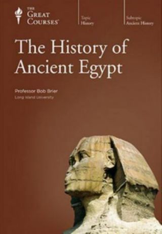 The History Of Ancient Egypt 8 Dvds 48 Lectures Course Guidebook Teaching Co.