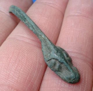 Snake head.  Ancient Bronze Artifact. 3