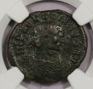 270 - 275 Ad Roman Empire Aurelian Bi Double - Denarius Ngc Vf B - 9