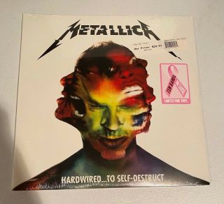 Metallica Hardwired To Self - Destruct Pink Vinyl Rare