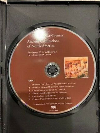 The Great Courses: Ancient Civilizations of North America (4 - DVD Set,  2018) 3
