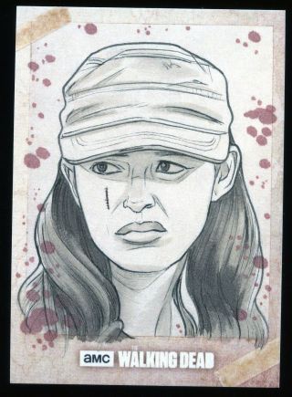 2017 Topps Walking Dead Season 7 Sketch Card - Eric Lehtonen