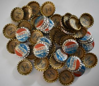 (60) Lima,  Ohio - Diet Pepsi Vip Bottle Caps - Bank - A - Seal - Bs25