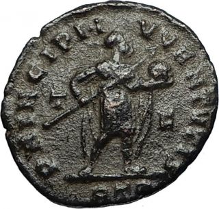 Constantine Ii Jr Authentic Ancient 317ad Roman Coin I67478