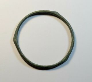 RARE BIG SIZE - Ancient Celtic Proto Money Bronze Ring 