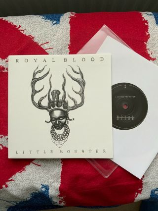 Royal Blood Vinyl 7 " Little Monster Rock Blues Queen Black Hot And Rare