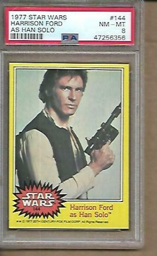 144 Harrison Ford As Hans Solo 1977 Star Wars Psa 8