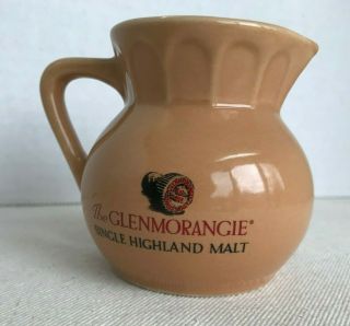 " The Glenmorangie " Single Highland Malt Small 3 " Ceramic Pitcher Euc