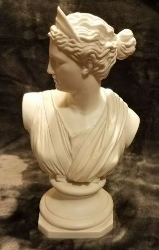 Artemis Diana Bust Sculpture Ancient Greek Goddess Of Hunt Statue