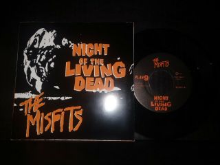 Misfits Night Of The Living Dead 7 " Unofficial Fanclub Vinyl