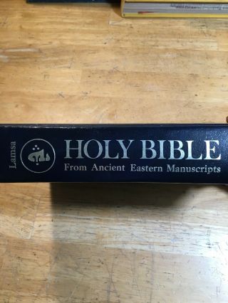 Holy Bible From Ancient Eastern Manuscripts George M.  Lamsa 1981