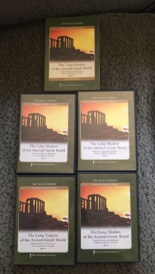 Great Courses - The Long Shadow Of The Ancient Greek World Dvd Set
