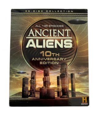 Ancient Aliens Tv Series Complete Season 1 - 10 36 Dvds 10th Anniversary Edition