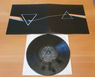 Pink Floyd 12 " Vinyl Lp - Dark Side Of The Moon,  Pressing,  1973,  Harvest