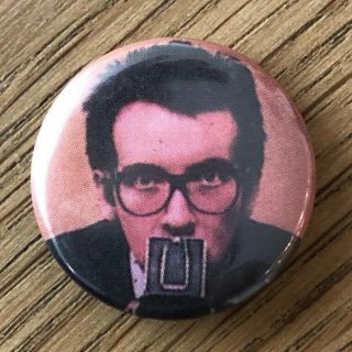 Rare Vintage Late 70s Elvis Costello Button Pin Badge This Years Model Punk 1 "