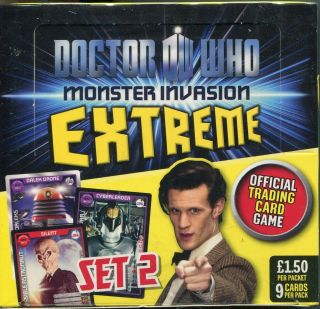 Doctor Who Monster Invasion Extreme Factory Hobby Box 24 Packs
