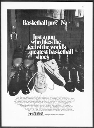 1969 Converse All Stars Basketball Shoes Photo " World 