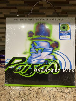 Poison - Greatest Hits 2 Lp Set Limited Green & Yellow Vinyl -