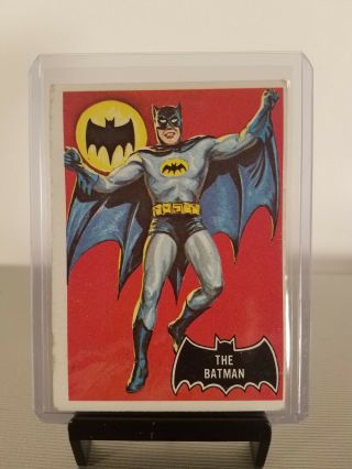 1966 Batman Rc Card 1 Black Bat For A Pc Hot Invest