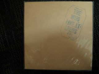 The Who - Live At Leeds - Decca Dl 79175 (orig.  1970 1st.  Us Press W/all 12 Inserts Nm
