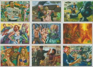 Topps Mars Attacks Occupation Complete 81 Card Set 2016