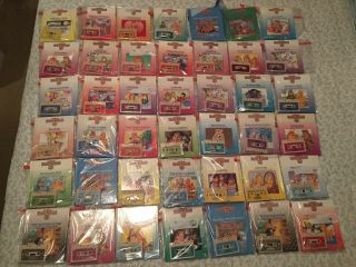 1985 WOW RESTORED TEDDY RUXPIN & GRUBBY W/CORD 40 BOOKS,  TAPES & 10 OUTFITS 2