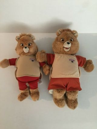 1985 WOW RESTORED TEDDY RUXPIN & GRUBBY W/CORD 40 BOOKS,  TAPES & 10 OUTFITS 5