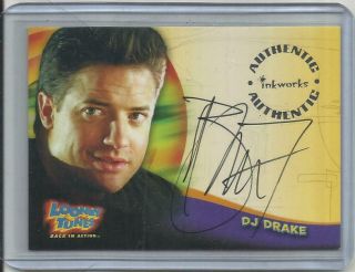 2003 Looney Tunes: Back In Action (inkworks) Brendan Fraser " Autograph Card " A1
